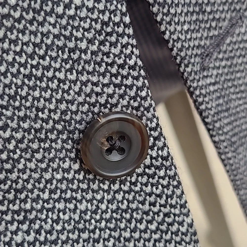 CARROLL & CO x Hickey Freeman Grey Wool Cashmere‎ Blend Mens Sz 43 R Sport Coat